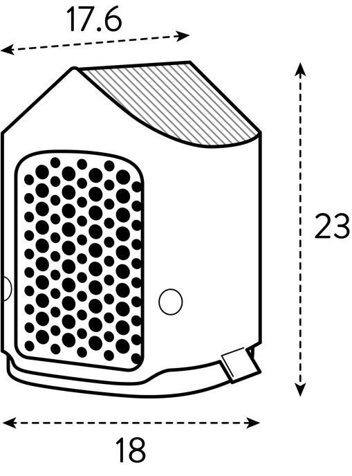 cosy insektenhotel 18cm toskanisches rot